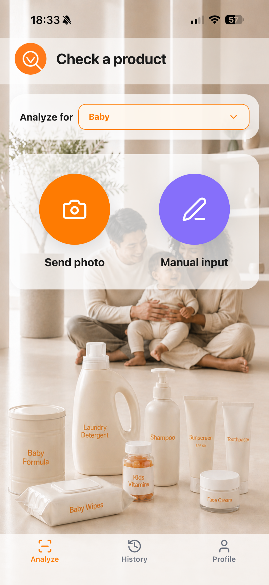 BettrPeek app screen